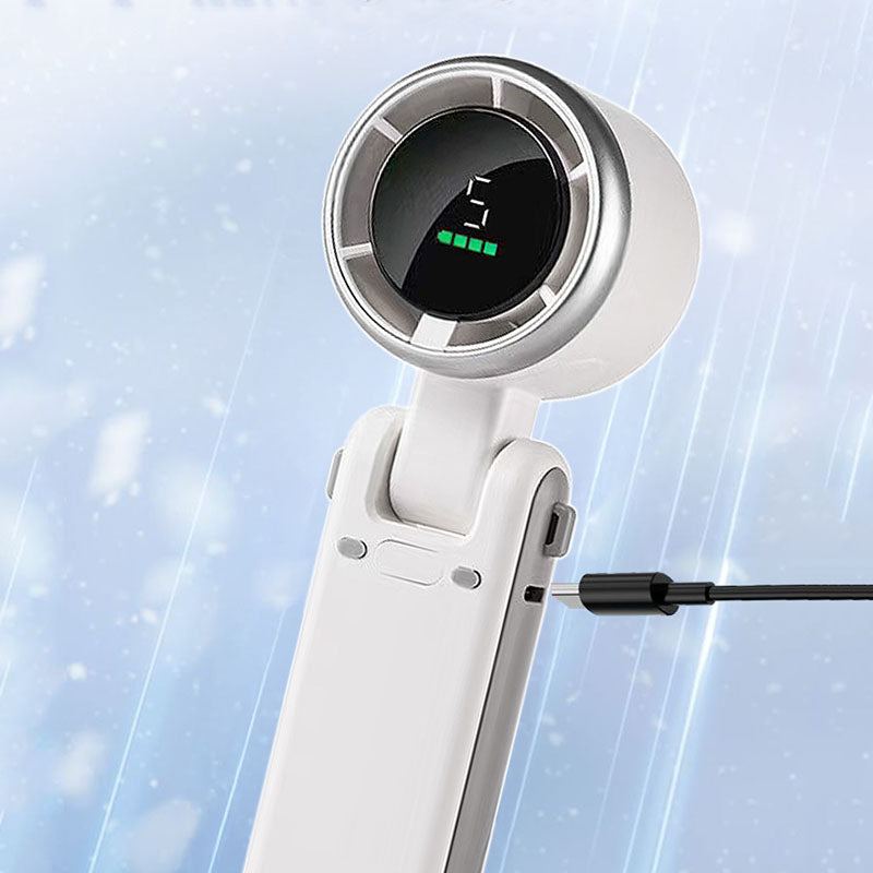 ‌180° Adjustable 3-in-1 Handheld Turbo Fan with 5 High-Speed Modes‌