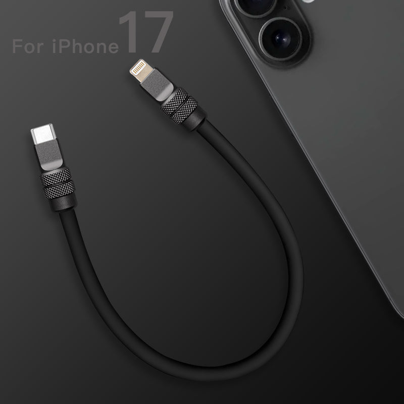 "Chubby 17" 240W Anodizing Fast Charging Power Bank Cable For iPhone 17