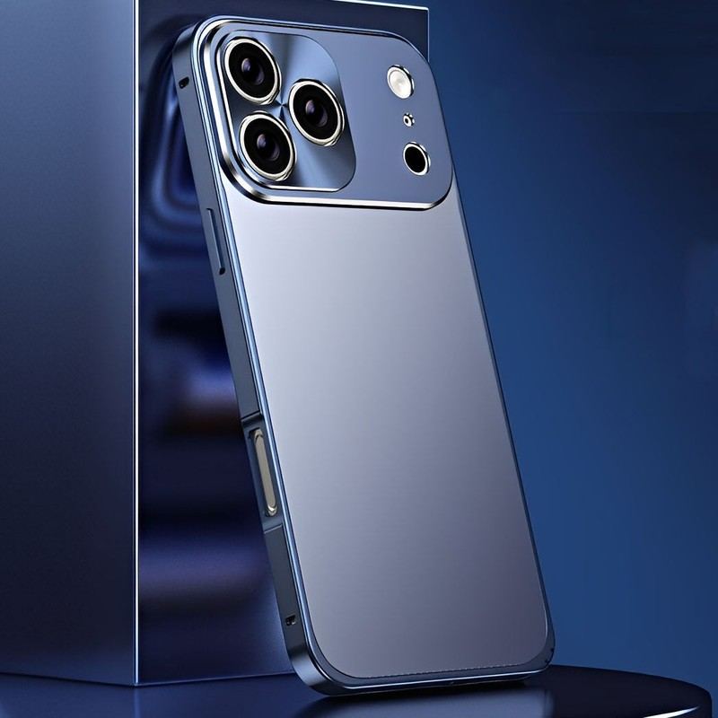 ChubbyArmor AirFrame - Ultra-Thin Metal Frame Case With Detachable Matte Back & Lens Protector For iPhone 17
