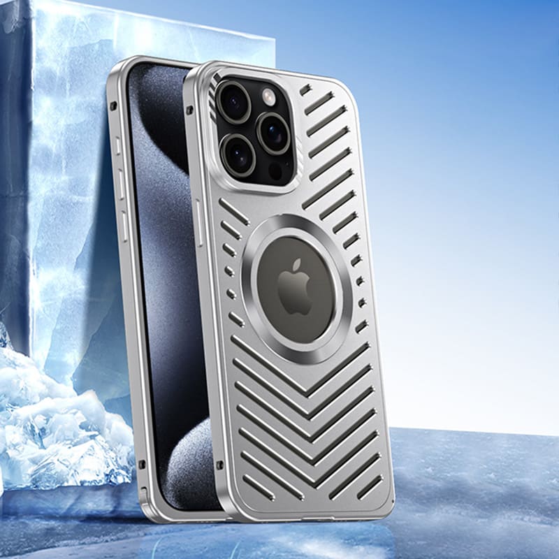 ChubbyArmor CoolLock - Magnetic Snap-on Metal Cooling Case