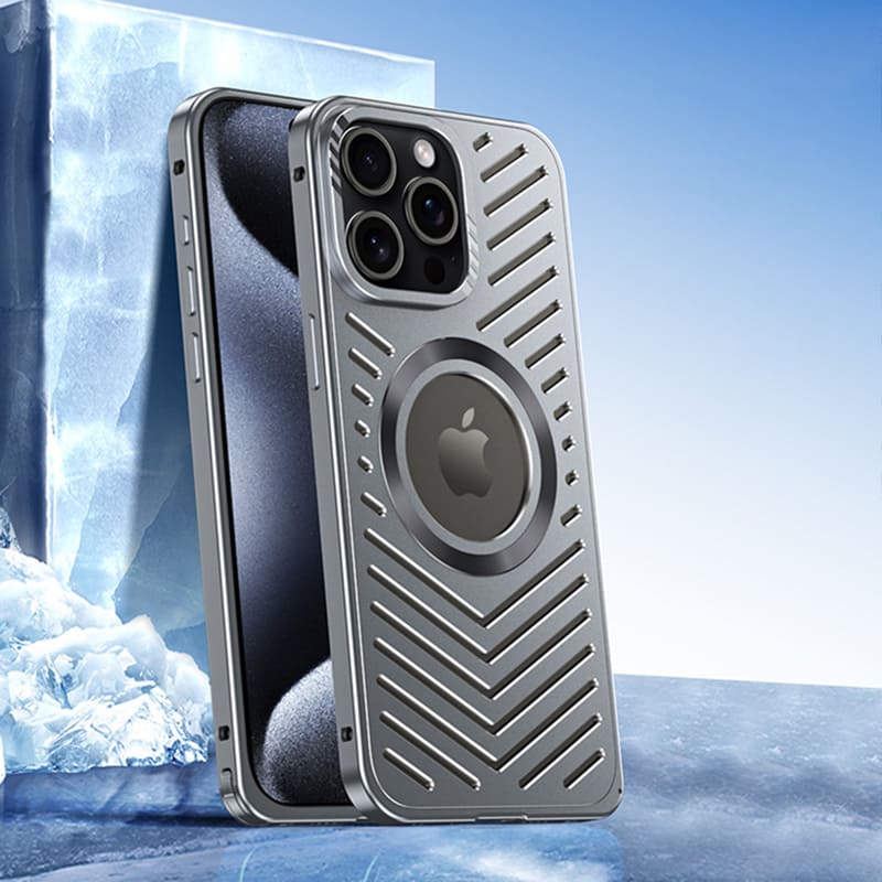 ChubbyArmor CoolLock - Magnetic Snap-on Metal Cooling Case