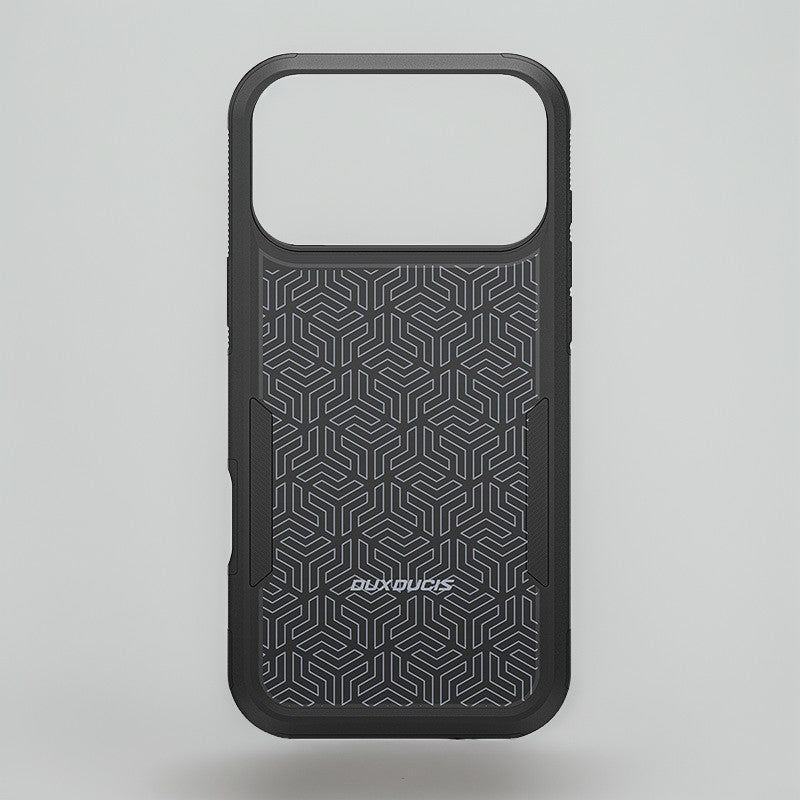 ChubbyArmor DualGuard - Textured Pattern Magnetic Rugged Case For iPhone 17