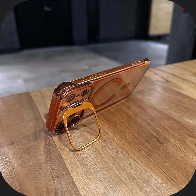 ChubbyArmor Edge - Magnetic Borderless Case with Built-in Lens Holder For iPhone 17