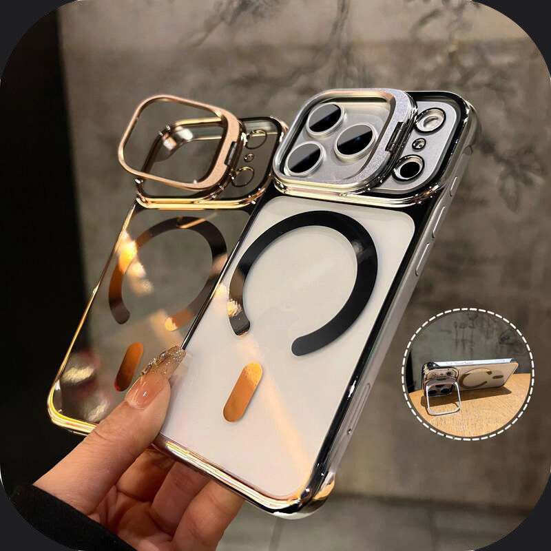 ChubbyArmor Edge - Magnetic Borderless Case with Built-in Lens Holder For iPhone 17