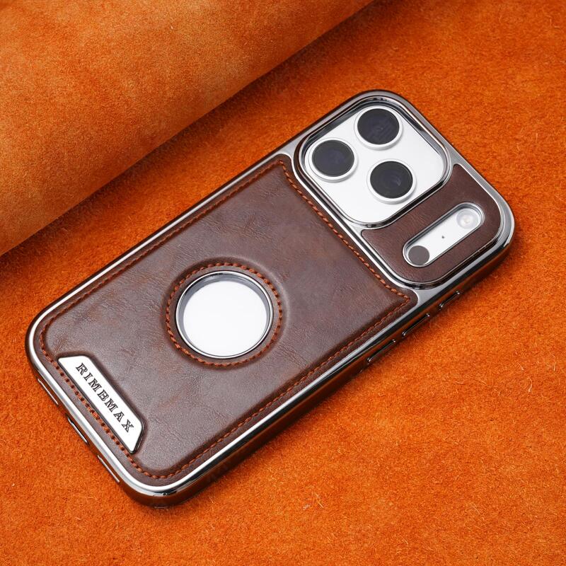 ChubbyArmor Elite - Magnetic Leather Case with Electroplated Frame for iPhone 17