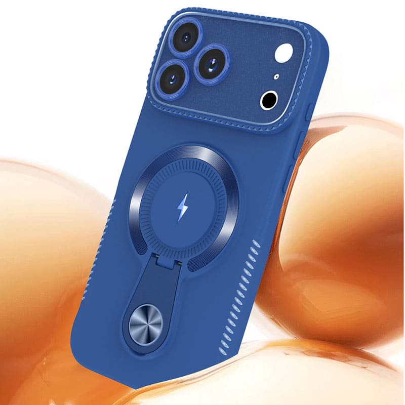 ChubbyArmor Flex - Silicone Magnetic Case with Built-in Stand for iPhone 17