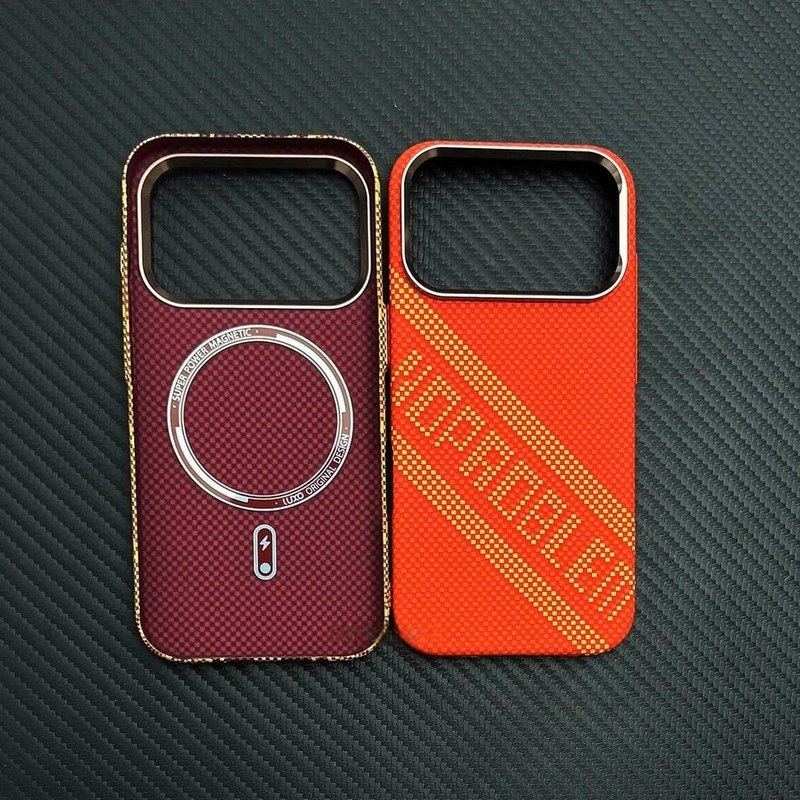 ChubbyArmor Kevlar - Metal Frame Full-Cover Magnetic Case for iPhone 17