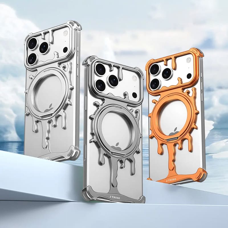 ChubbyArmor LavaFlow - Metal Cooling Magnetic Rotating Case For iPhone 17