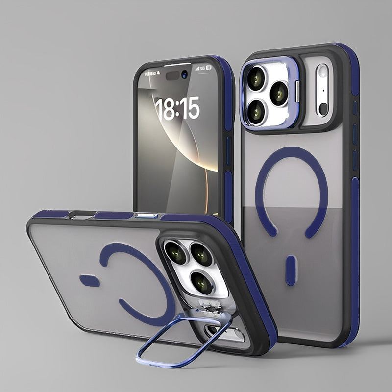 ChubbyArmor - Lens Separation Magnetic Hidden Bracket Creative Case For iPhone 17