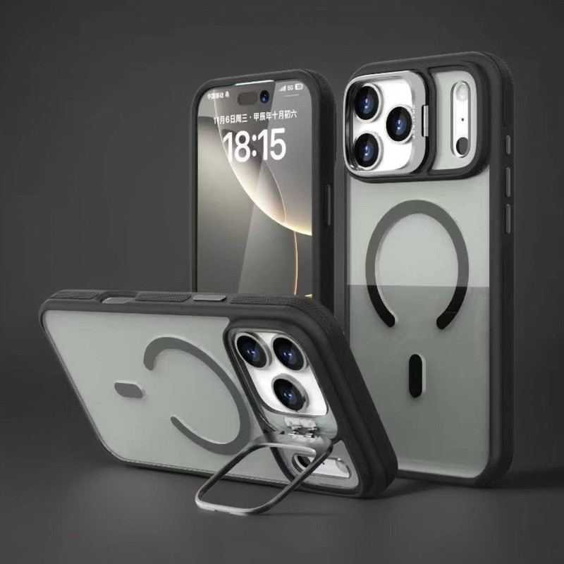 ChubbyArmor - Lens Separation Magnetic Hidden Bracket Creative Case For iPhone 17