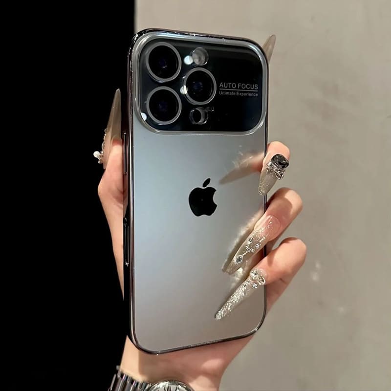 ChubbyArmor LensVue - Electroplated Big Window Case with Lens Protector for iPhone 17