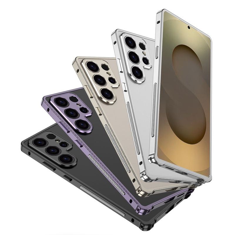 ChubbyArmor LiteGo - Ultra-Thin Metal Frame Heat Dissipation Case With Lens Protector For Samsung Galaxy S25 Ultra