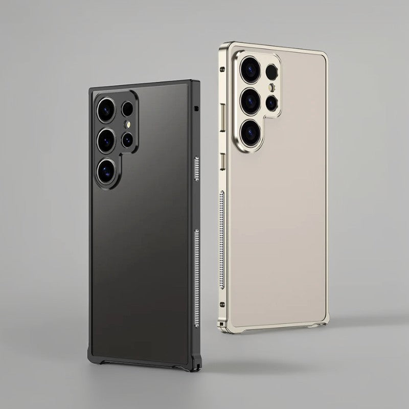 ChubbyArmor LiteGo - Ultra-Thin Metal Frame Heat Dissipation Case With Lens Protector For Samsung Galaxy S25 Ultra