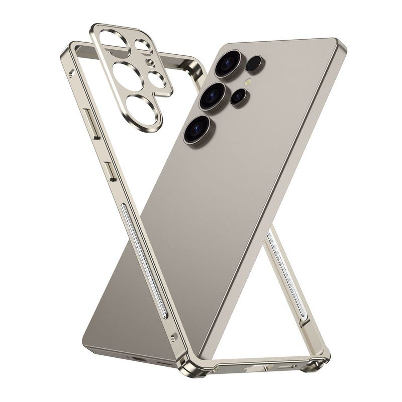 ChubbyArmor LiteGo - Ultra-Thin Metal Frame Heat Dissipation Case With Lens Protector For Samsung Galaxy S25 Ultra