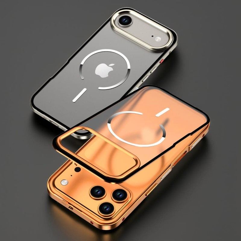 "ChubbyArmor" Metal Frame Snap Case with Matte Back For iPhone 17