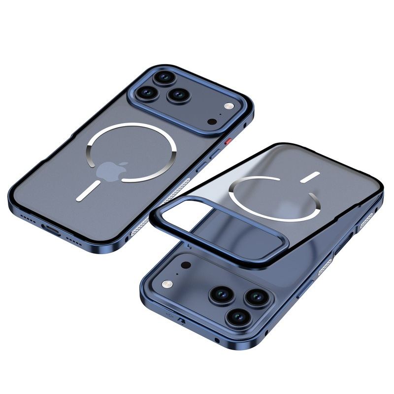 "ChubbyArmor" Metal Frame Snap Case with Matte Back For iPhone 17