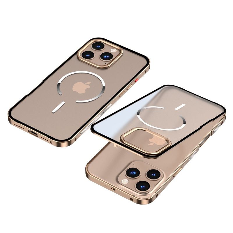 "ChubbyArmor" Metal Frame Snap Case with Matte Back For iPhone 17