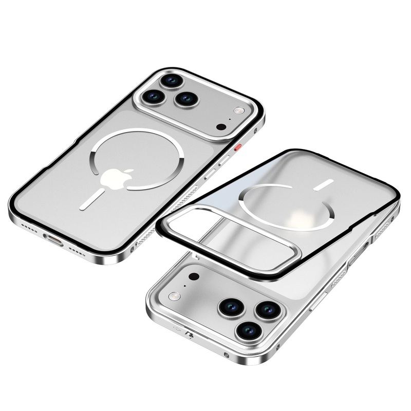 "ChubbyArmor" Metal Frame Snap Case with Matte Back For iPhone 17