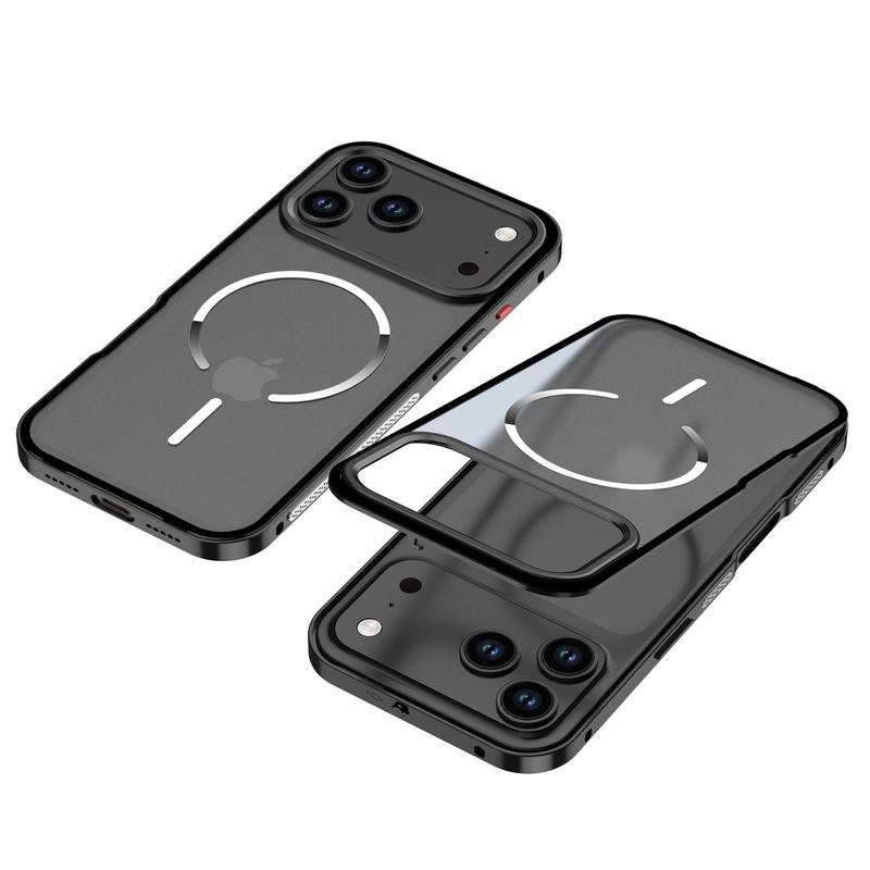 "ChubbyArmor" Metal Frame Snap Case with Matte Back For iPhone 17