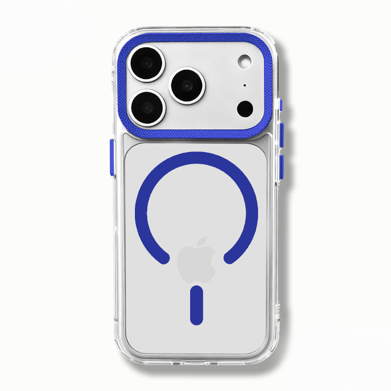 ChubbyArmor PrismView - Transparent Magnetic Case With Spiral Color Lens Protector For iPhone 17