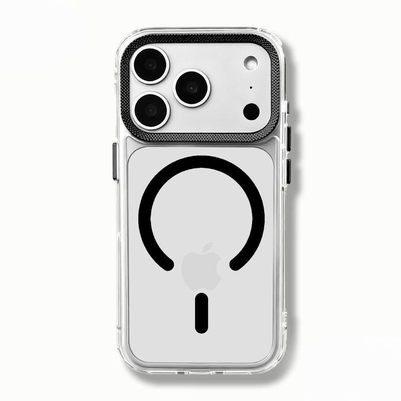 ChubbyArmor PrismView - Transparent Magnetic Case With Spiral Color Lens Protector For iPhone 17