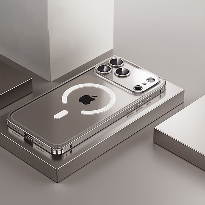 ChubbyArmor ProLock - Magnetic Metal Frame Case with Spring-Lock for iPhone 17