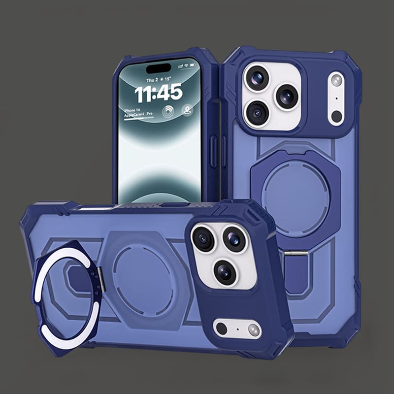 ChubbyArmor Shield - Military-Grade Magnetic Stand Case for iPhone 17