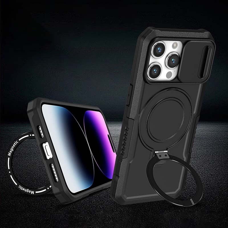 ChubbyArmor Shild- Military Protection Magnetic Case with Slide Lens Cover for iPhone 17