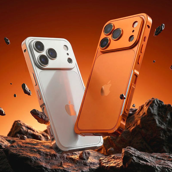 ChubbyArmor SlideRail – Metal Frame Case with Interactive Side Slider & Detachable Lens Cover For iPhone