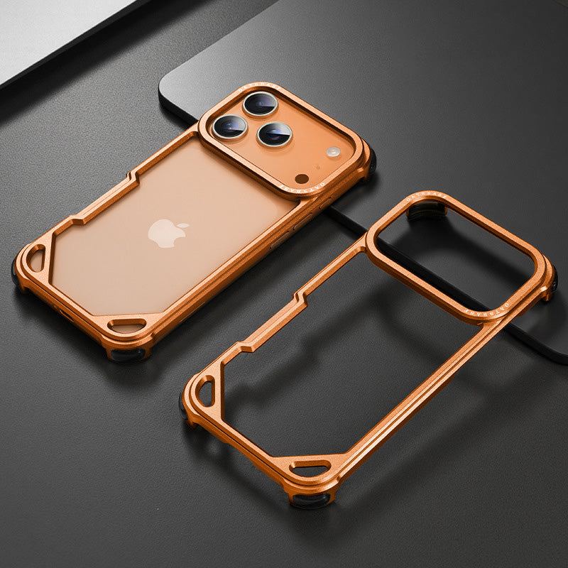 ChubbyArmor Solid - Metal Frame Reinforced Corner Case For iPhone 17