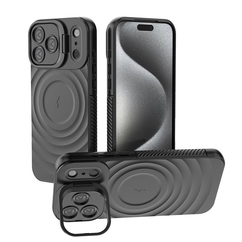 ChubbyArmor WaveShield – Full-Cover Shockproof Case With Built-in Lens Holder For iPhone 17