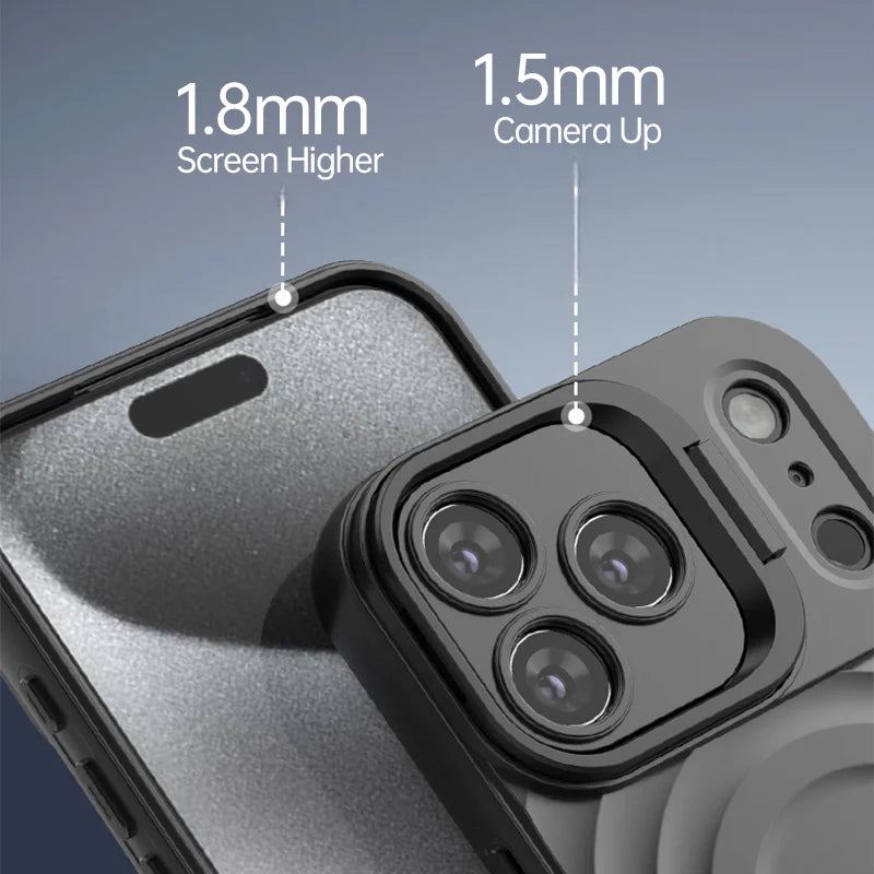 ChubbyArmor WaveShield – Full-Cover Shockproof Case With Built-in Lens Holder For iPhone 17
