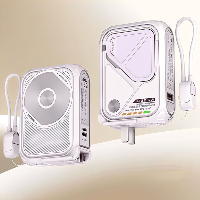 ChubbyBoost Magnetic Power Bank – 10000mAh Wireless Wall Charger