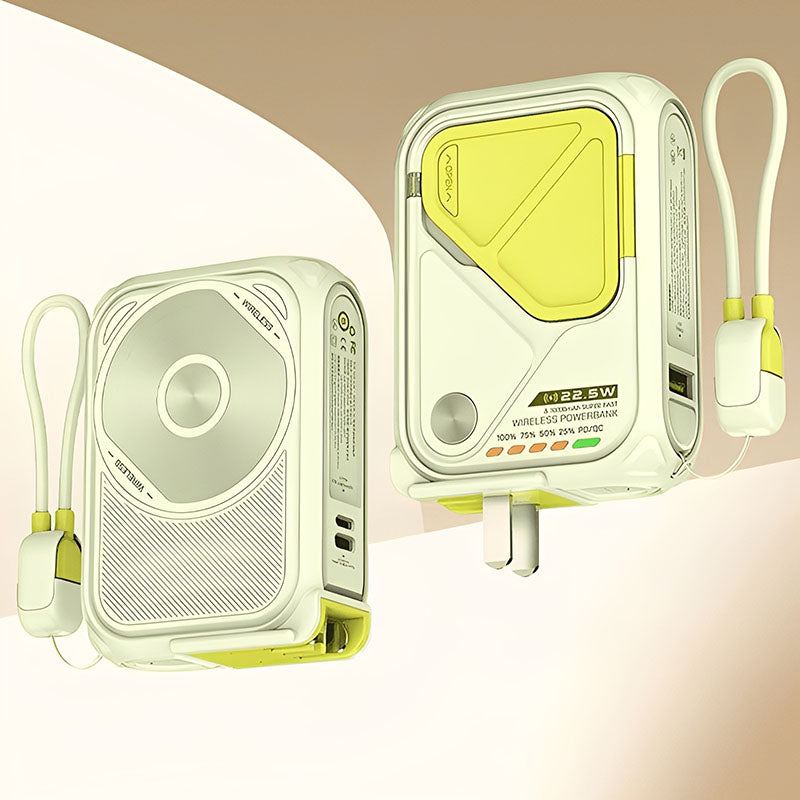 ChubbyBoost Magnetic Power Bank – 10000mAh Wireless Wall Charger