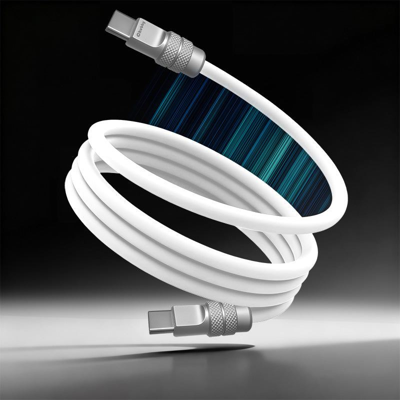 ChubbyCable MagSnap Silicone Classic - Magnetic 240W Easy-Pack Charge Cable