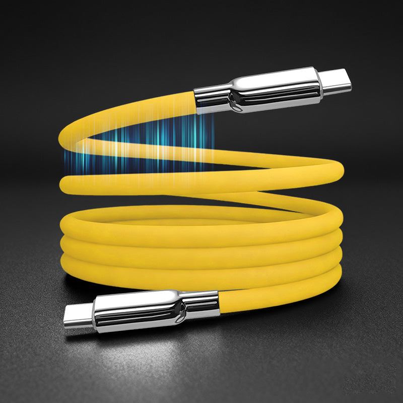 ChubbyCable MagSnap Silicone - Magnetic 240W Easy-Pack Charge Cable