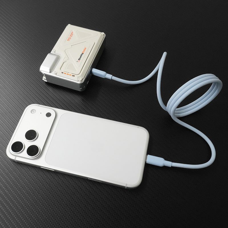 ChubbyCable MagSnap Solid Color - Magnetic Silicone 240W Easy-Pack Charge Cable