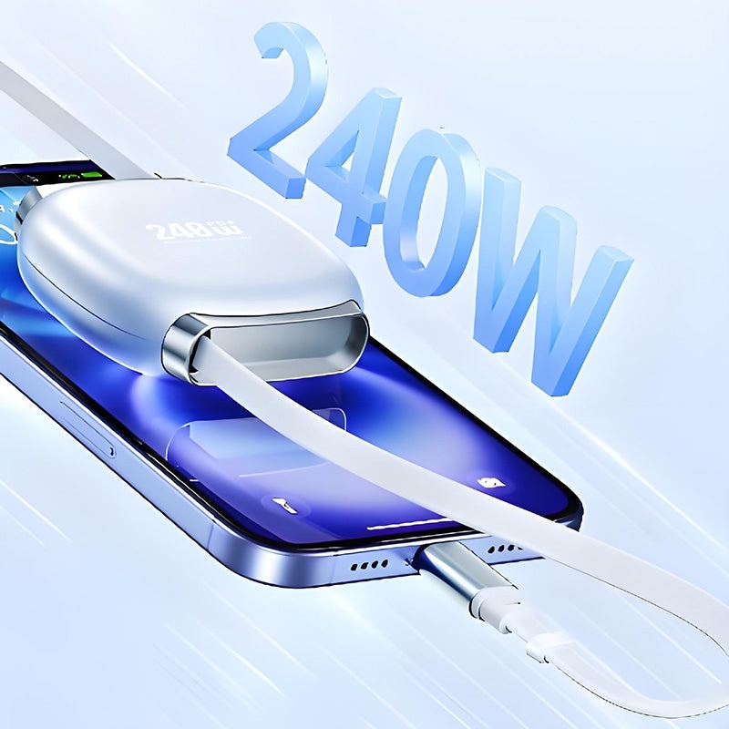 ChubbyCable PackGo™ - 240W Multi-Function Retractable Fast Charging Cable