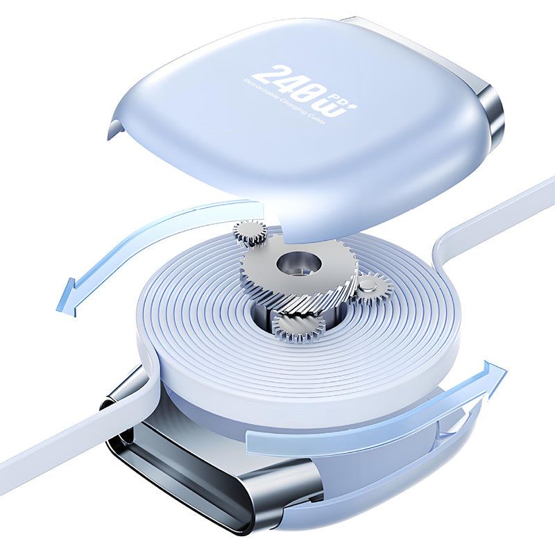 ChubbyCable PackGo™ - 240W Multi-Function Retractable Fast Charging Cable