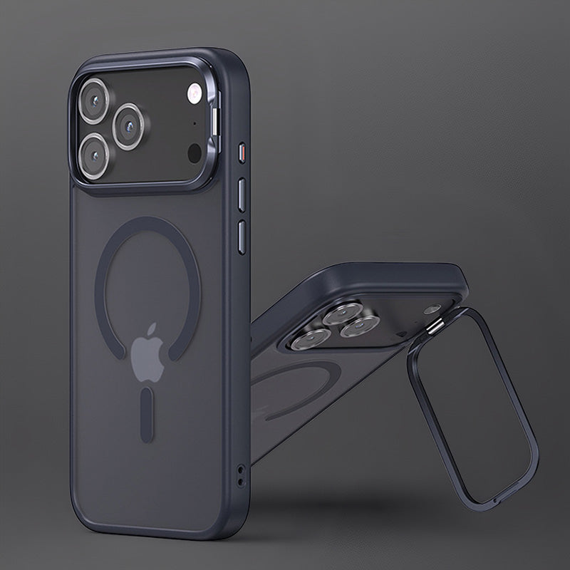 ChubbyCase - Contact Lens Holder & Magsafe Magnetic Coil Frosted Case For iPhone 17