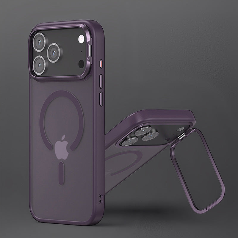ChubbyCase - Contact Lens Holder & Magsafe Magnetic Coil Frosted Case For iPhone 17