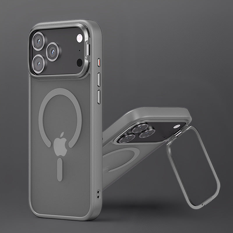 ChubbyCase - Contact Lens Holder & Magsafe Magnetic Coil Frosted Case For iPhone 17