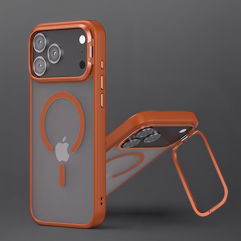 ChubbyCase - Contact Lens Holder & Magsafe Magnetic Coil Frosted Case For iPhone 17
