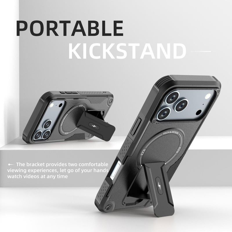 ChubbyCase – Military-Grade Magnetic Shockproof Case With Kickstand For iPhone 17
