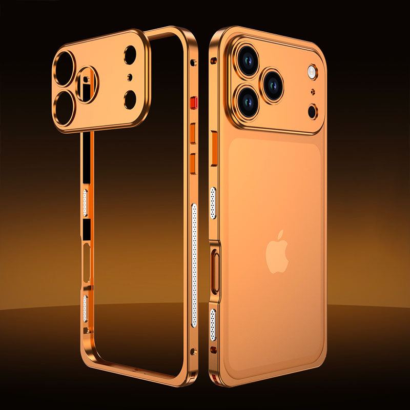 ChubbyCase – Ultra-Thin Metal Frame Heat Dissipation Case With Lens Protector For iPhone 17（副本）