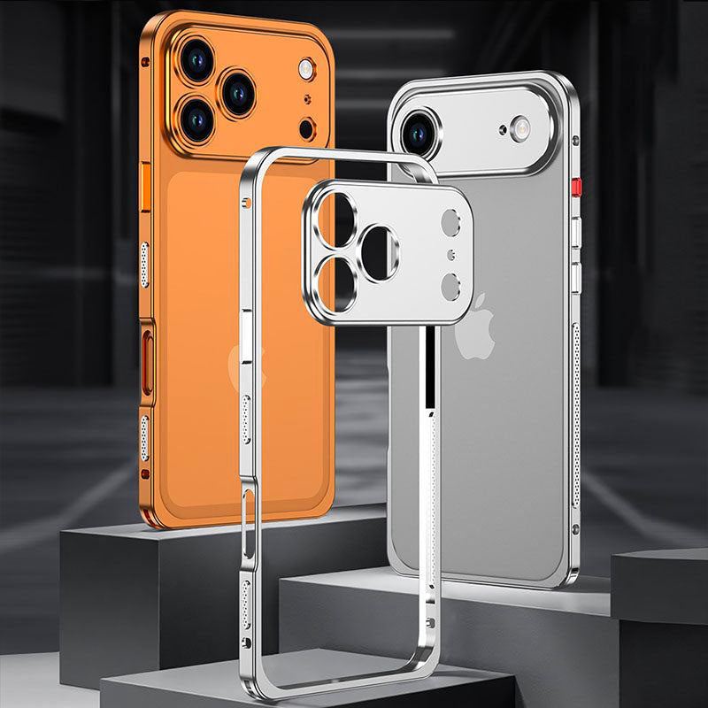 ChubbyCase – Ultra-Thin Metal Frame Heat Dissipation Case With Lens Protector For iPhone 17