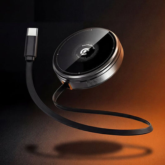 ChubbyCharge Compact - Retractable 3-in-1 Magnetic Wireless Charger & Hidden Stand