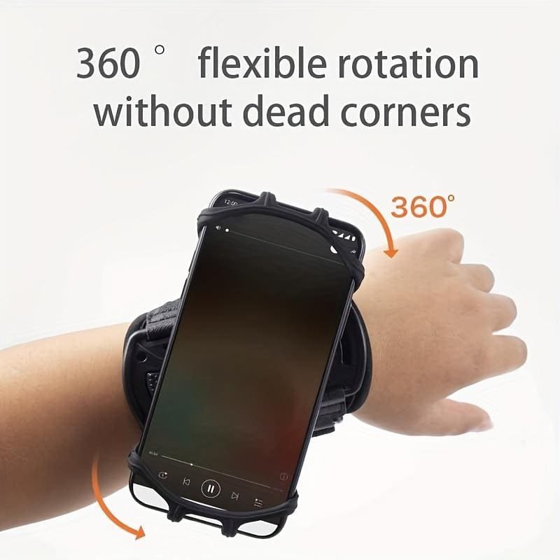 ChubbyFit 360° Rotatable Phone Arm Strap – Adjustable Sports Hand Holder