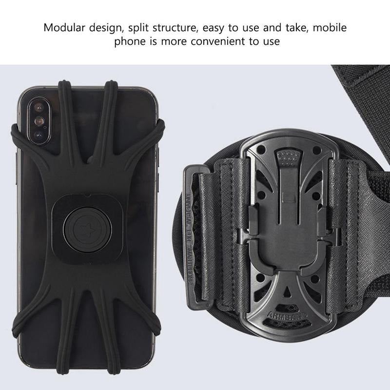 ChubbyFit 360° Rotatable Phone Arm Strap – Adjustable Sports Hand Holder