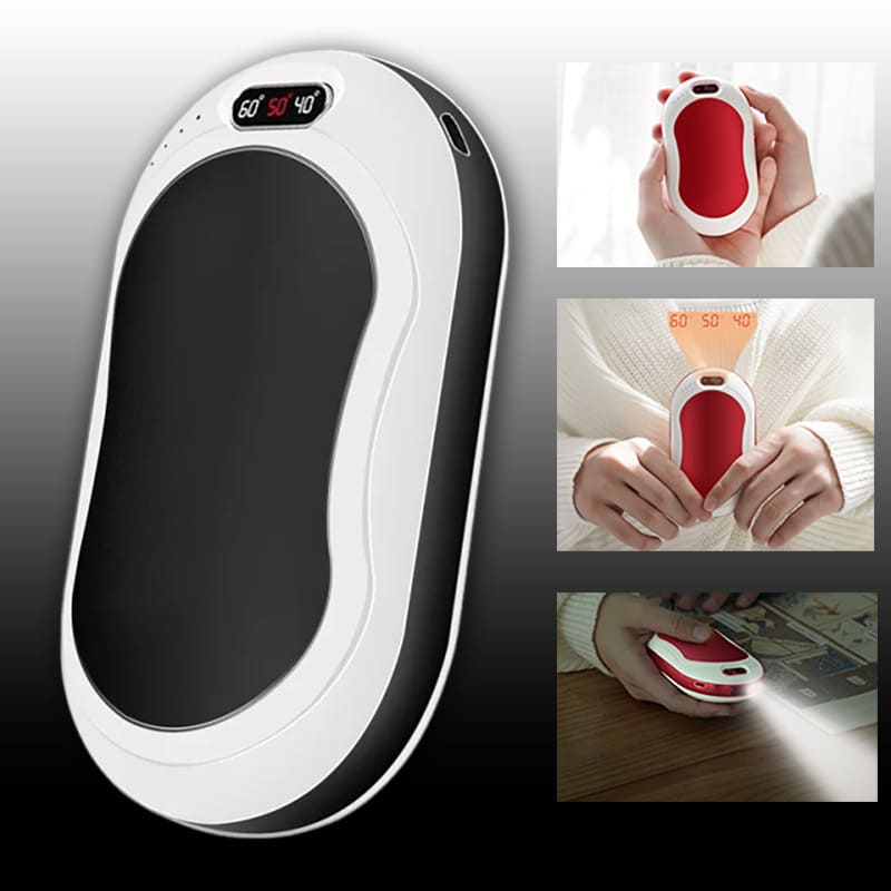 ChubbyGear WarmPro - 2-in-1 10000mAh Hand Warmer & Power Bank with Digital Display